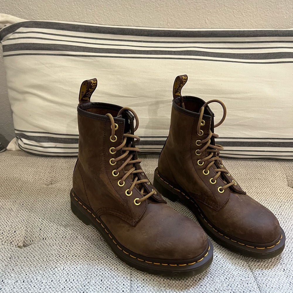 Dr. Martens 1460 Brown Leather Boots